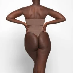 SHEER SCULPT HIGH-WAISTED THONG | JASPER -SWIMwear Sale Store SKIMS SHAPEWEAR SH HWT 0251 YB JSP 0025