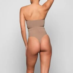 SHEER SCULPT HIGH-WAISTED THONG | SIENNA -SWIMwear Sale Store SKIMS SHAPEWEAR SH HWT 0251 ZC SIE 0030