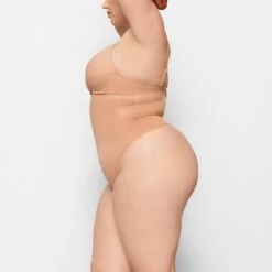 BARELY THERE HIGH-WAISTED THONG | CLAY -SWIMwear Sale Store SKIMS SHAPEWEAR SH HWT 0532 NC CLY SD
