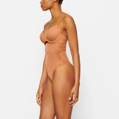 BARELY THERE HIGH-WAISTED THONG | BRONZE -SWIMwear Sale Store SKIMS SHAPEWEAR SH HWT 0532 ND BRZ SD