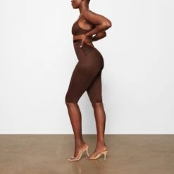 BARELY THERE CROPPED LEGGING | COCOA -SWIMwear Sale Store SKIMS SHAPEWEAR SH LEG 0530 NA COA SD