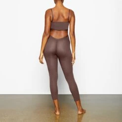 SHEER SCULPT LOW BACK LEGGING | COCOA -SWIMwear Sale Store SKIMS SHAPEWEAR SH LEG 2556 YC COA 0019