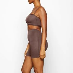 SHEER SCULPT LOW BACK SHORT | COCOA -SWIMwear Sale Store SKIMS SHAPEWEAR SH SHO 0299 YC COA 0010