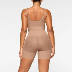 EVERYDAY SCULPT HIGH-WAISTED MID THIGH SHORT | SIENNA -SWIMwear Sale Store SKIMS SHAPEWEAR SH SHO 2152 IA SIE 0011 BK
