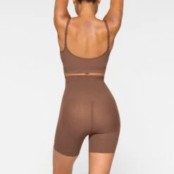 EVERYDAY SCULPT HIGH-WAISTED MID THIGH SHORT | JASPER -SWIMwear Sale Store SKIMS SHAPEWEAR SH SHO 2152 JA JSP 0013 BK