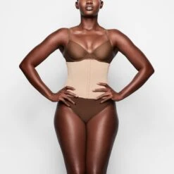 WAIST TRAINER | CLAY -SWIMwear Sale Store SKIMS SHAPEWEAR SH WST 0018 CLA V FR