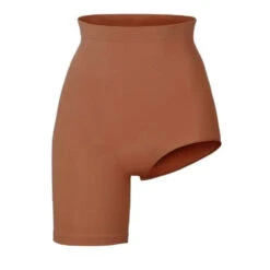 SEAMLESS SCULPT SOLUTION SHORT LEFT LEG EXPOSED | BRONZE