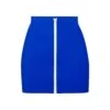 ZIP-UP SWIM MINI SKIRT | COBALT