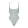 ZIP-UP SWIM SCOOP NECK ONE PIECE | PACIFIC
