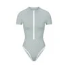 ZIP-UP SWIM MOCK NECK ONE PIECE | PACIFIC