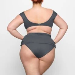 SHAPING SWIM RUCHED HIGH-WAISTED BOTTOM | GUNMETAL -SWIMwear Sale Store SKIMS SWIM BB BRF 2757 FC GUN 0017 BK x1 e852749f c447 4e9c 8027 87037d08bcf8