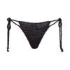 CROCHET SWIM TIE BIKINI BOTTOM | ONYX -SWIMwear Sale Store SKIMS SWIM BB BRF 2812 ONX