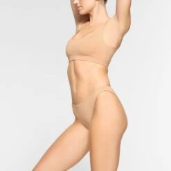 SWIM MID COVERAGE BOTTOMS | OCHRE -SWIMwear Sale Store SKIMS SWIM BB BRF 3960 OC OCH 0012 SD