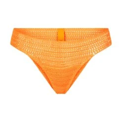 CROCHET SWIM BIKINI BOTTOM | NEON ORANGE