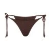 SWIM LOW RISE TIE BOTTOMS | COCOA -SWIMwear Sale Store SKIMS SWIM BB CKY 3574 COA