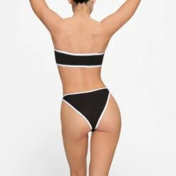 ZIP-UP SWIM DIPPED TANGA BOTTOM | ONYX -SWIMwear Sale Store SKIMS SWIM BB TNG 3022 HD ONX 0013 BK