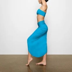 SWIM BANDEAU BIKINI TOP | TURQUOISE -SWIMwear Sale Store SKIMS SWIM BND 0777 CD TRQ 0027 SD