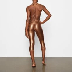 METALLIC SWIM V-WAIST PANT | PENNY -SWIMwear Sale Store SKIMS SWIM BO PNT 2806 DB PNY 0033