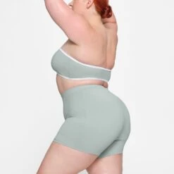 ZIP-UP SWIM MID WAIST SHORT | PACIFIC -SWIMwear Sale Store SKIMS SWIM BO SHO 3023 HC PAC 0010 SD