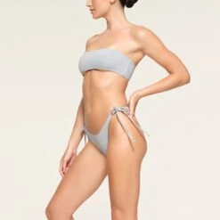 SWIM MICRO BANDEAU BIKINI TOP | FADED DENIM WASH -SWIMwear Sale Store SKIMS SWIM BT BAN 3661 PC FDW 0030