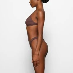 SWIM HIGH NECK TOP | COCOA -SWIMwear Sale Store SKIMS SWIM BT HNK 2787 CB COA 0007 SD