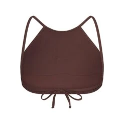 SWIM HIGH NECK TOP | COCOA -SWIMwear Sale Store SKIMS SWIM BT HNK 2787 COA B