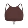SWIM HIGH NECK TOP | COCOA