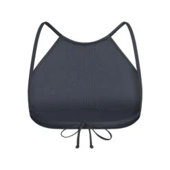 SWIM HIGH NECK TOP | GUNMETAL -SWIMwear Sale Store SKIMS SWIM BT HNK 2787 GUN B