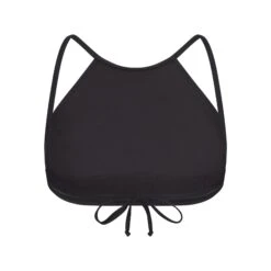 SWIM HIGH NECK TOP | ONYX -SWIMwear Sale Store SKIMS SWIM BT HNK 2787 ONX B