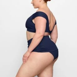 SHAPING SWIM OFF THE SHOULDER BIKINI TOP | MIDNIGHT -SWIMwear Sale Store SKIMS SWIM BT PLG 2788 FC MDN 0048 SD x2 8736b4af 264b 422a a277 08ba41813fd0