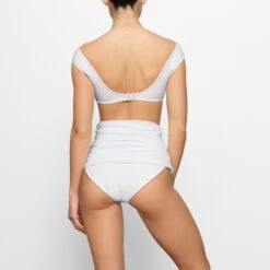 SHAPING SWIM OFF THE SHOULDER BIKINI TOP | MARBLE -SWIMwear Sale Store SKIMS SWIM BT PLG 2788 FD MBL 0017 BK x2 e65a0227 4f6c 4535 a8d2 3a314a2ce714