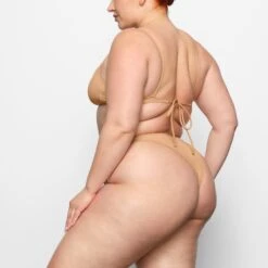 SWIM MICRO SCOOP BIKINI TOP | OCHRE -SWIMwear Sale Store SKIMS SWIM BT SCP 2785 CC OCH 0007 SD