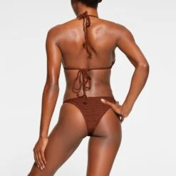 CROCHET SWIM TRIANGLE BIKINI TOP | JASPER -SWIMwear Sale Store SKIMS SWIM BT TRI 2809 MB JSP 1175 BK