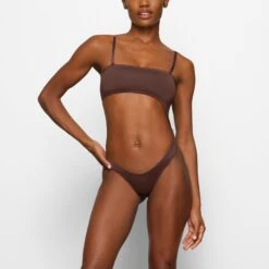 SWIM STRAPLESS MONOKINI | COCOA -SWIMwear Sale Store SKIMS SWIM OP BRF 2795 CB COA 0003 FR