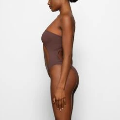 SWIM STRAPLESS MONOKINI | COCOA -SWIMwear Sale Store SKIMS SWIM OP BRF 2795 CB COA 0022 SD