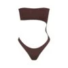 SWIM STRAPLESS MONOKINI | COCOA -SWIMwear Sale Store SKIMS SWIM OP BRF 2795 COA