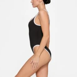 ZIP-UP SWIM SCOOP NECK ONE PIECE | ONYX -SWIMwear Sale Store SKIMS SWIM OP BRF 3026 HD ONX 0011 SD 3e05976e 258d 43e8 8f41 fb2eaa469fe8