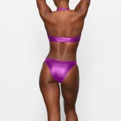 METALLIC SWIM HALTER MONOKINI | DRAGON FRUIT -SWIMwear Sale Store SKIMS SWIM OP CKY 2807 DB DRF 0013