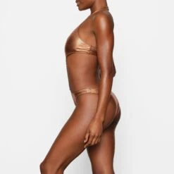 METALLIC SWIM HALTER MONOKINI | PENNY -SWIMwear Sale Store SKIMS SWIM OP CKY 2807 DB PNY 0010