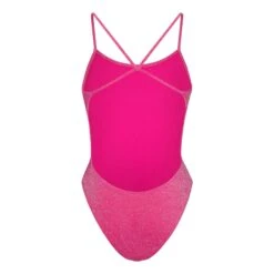 GLITTER SWIM ONE PIECE | MAGENTA -SWIMwear Sale Store SKIMS SWIM SW BDY 0110 MAG B