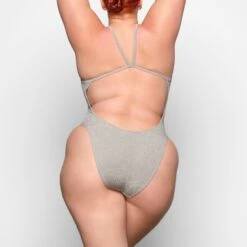 GLITTER SWIM ONE PIECE | NICKEL -SWIMwear Sale Store SKIMS SWIM SW BDY 0110 NIC ZB 0019 BK x1 c5c61096 43e2 424f 99fd e25f8880a38a