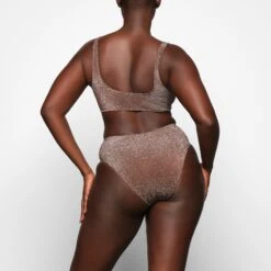 GLITTER SWIM MID WAIST BOTTOM | COCOA -SWIMwear Sale Store SKIMS SWIM SW BKN 0108 COA ZA 0015 BK x1 0d5b5f22 4ccd 4bf3 9c76 b496055db951