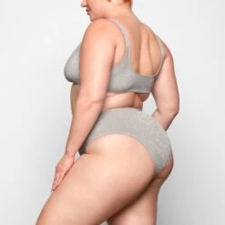 GLITTER SWIM MID WAIST BOTTOM | NICKEL -SWIMwear Sale Store SKIMS SWIM SW BKN 0108 NIC ZB 0008 SD x1 b1542790 f304 4856 b3c5 e66e98b94796