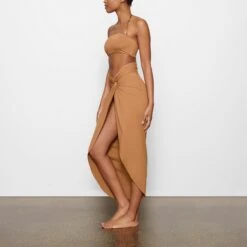 SWIM BANDEAU BIKINI TOP | ALMOND -SWIMwear Sale Store SKIMS SWIM SW BND 0777 MM ALM SD2