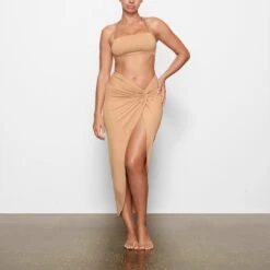 SWIM BANDEAU BIKINI TOP | OCHRE -SWIMwear Sale Store SKIMS SWIM SW BND 0777 MM OCH FR2