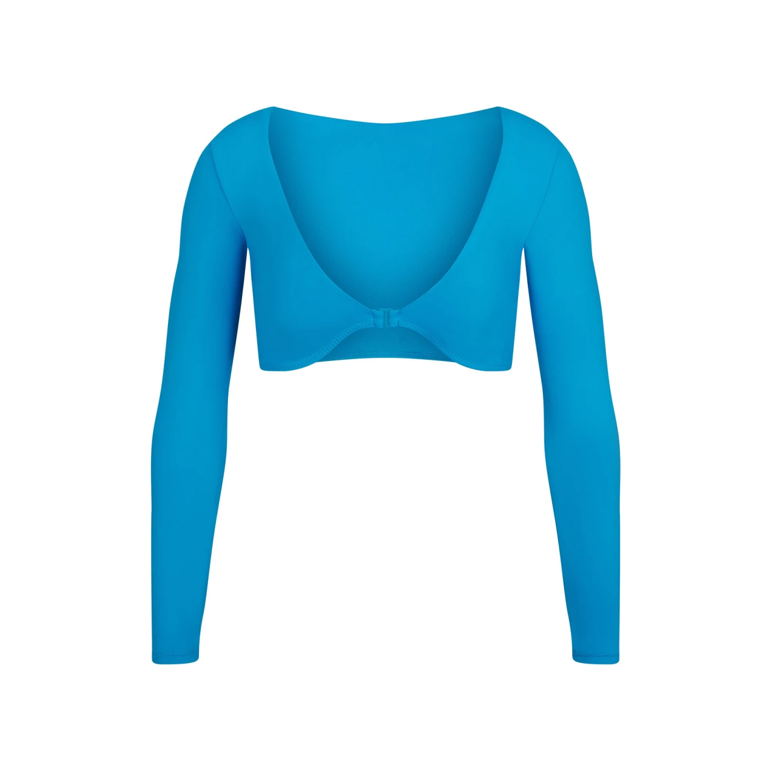 SWIM LONG SLEEVE SHRUG | TURQUOISE 3 SWIM LONG SLEEVE SHRUG | TURQUOISE