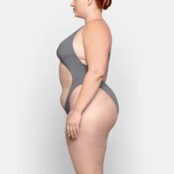 SWIM CUT OUT MONOKINI | GUNMETAL -SWIMwear Sale Store SKIMS SWIM SW MKN 0012 TB GUN 0009 SD