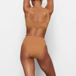 SWIM MID WAIST BOTTOMS | ALMOND -SWIMwear Sale Store SKIMS SWIM SW MWB 0748 MM ALM BK