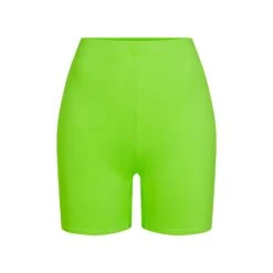 SWIM MID WAIST SHORT | NEON GREEN