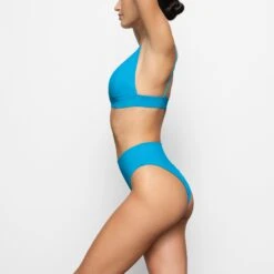 SWIM PLUNGE BIKINI TOP | TURQUOISE -SWIMwear Sale Store SKIMS SWIM SW PLG 0742 CD TRQ 0012 SD